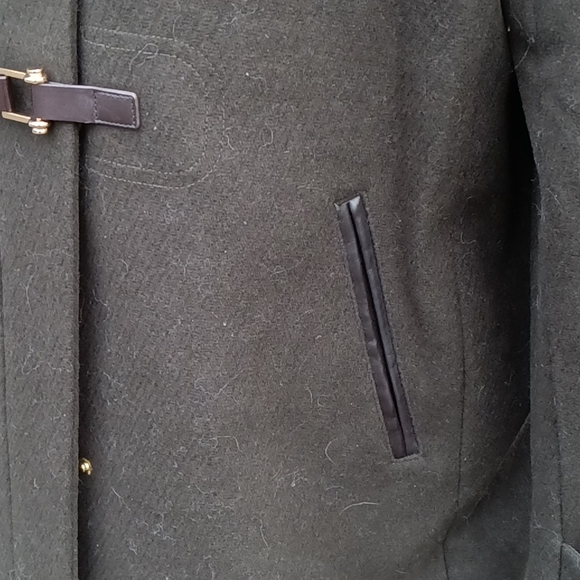 NWOT Cole Haan Signature wool zip front with toggles size 14 - Picture 3 of 8